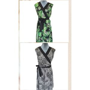 White House Black Market Reversible Midi Length Dress Size 14